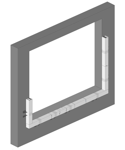 System montażu CBM - tworzenie ramy nośnej dla okien i drzwi balkonowych