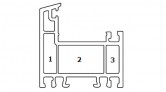 Profile okienne PVC, (kształtowniki), umowny podział ze względu na ilość kom&oacute;r wewnętrznych