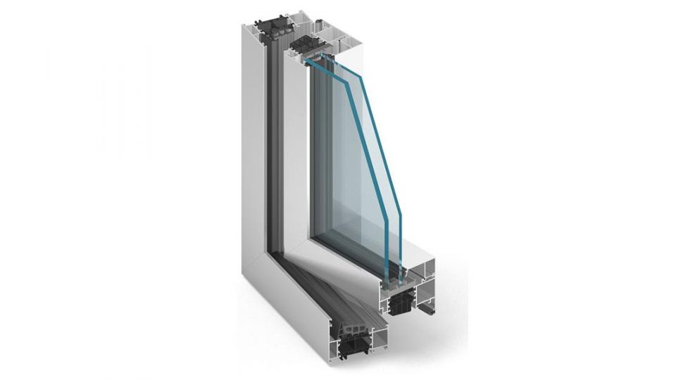 Alsecco okno aluminiowe MB-86 SI