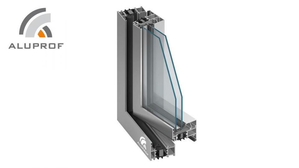Okno Aluprof MB-70 HI system aluminiowych profili okiennych