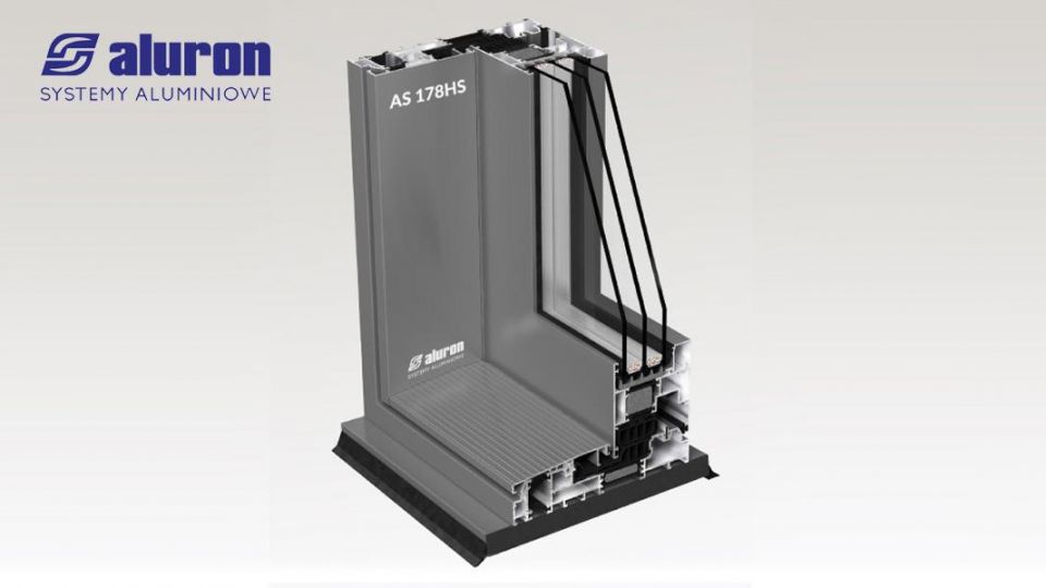 Aluron AS 178 HS system aluminiowych drzwi przesuwnych