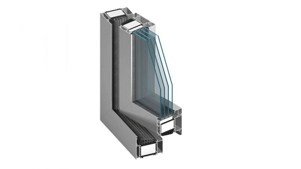 Aluminiowe okno pasywne Amberline Alu-Passive