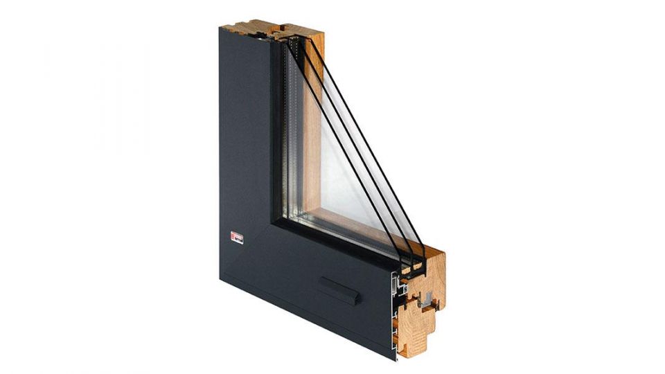 Okno drewniano-aluminiowe Bertrand ALUTREND INTEGRAL