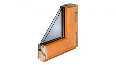 Okno drewniano-aluminiowe Bertrand ALUTREND LINEAR