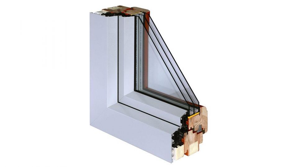 Drewniano-aluminiowe okna Bertrand ALUTREND MIRATHERM dedykowane do budynków pasywnych