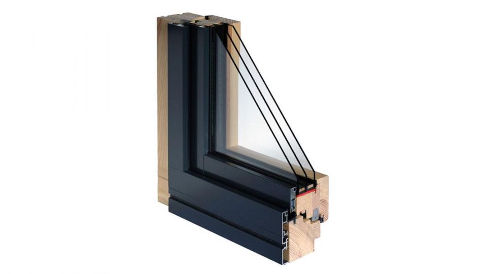 Okno drewniano-aluminiowe Bertrand ALUTREND SMART