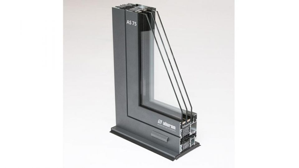 Domix-P AS 75 okna aluminiowe