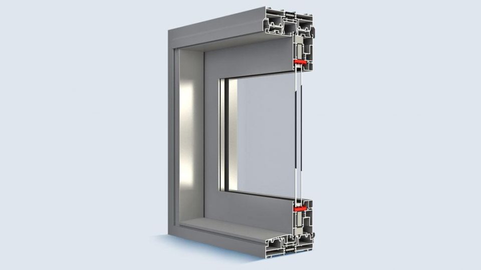 Aluminiowe, przesuwne drzwi tarasowe Eko-Okna MB-77 HS Aluprof
