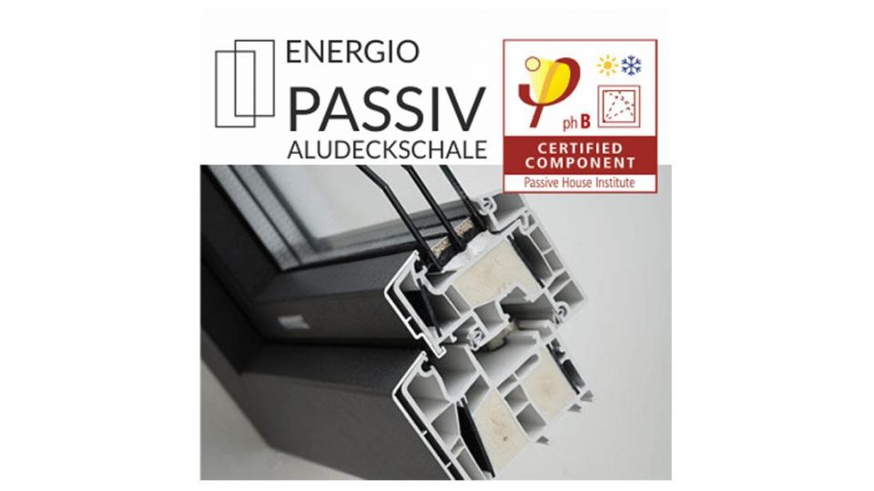 Elwiz Energio Passiv Aluskin okno PCV z nakładką aluminiową