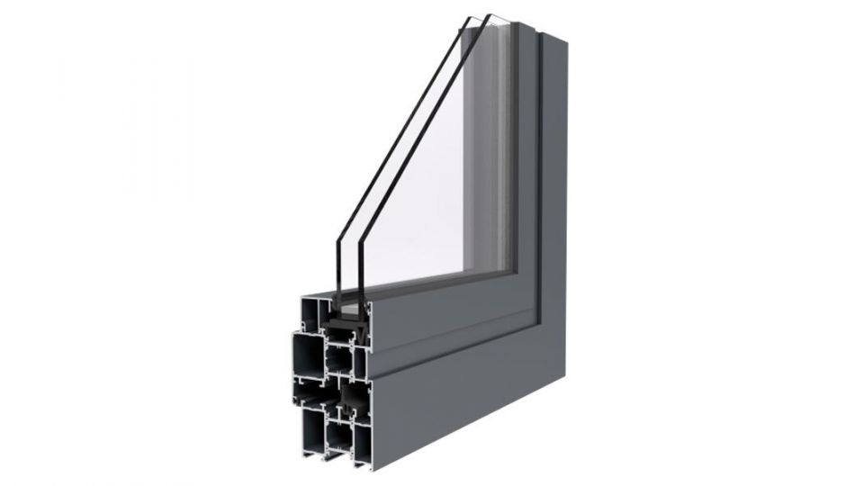 Okno aluminiowe Komsta Aliplast Imperial