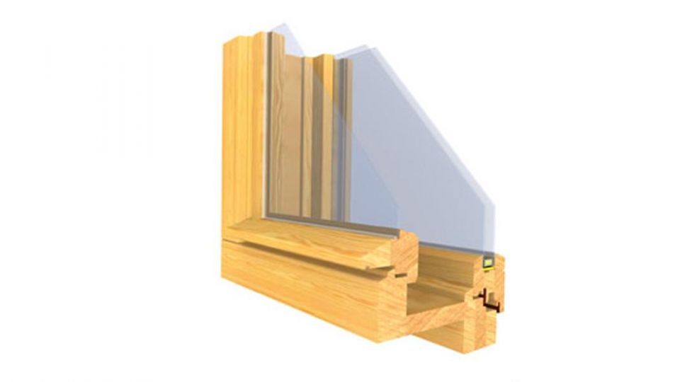 NexBau Classica + Rustica okno drewniane skrzynkowe