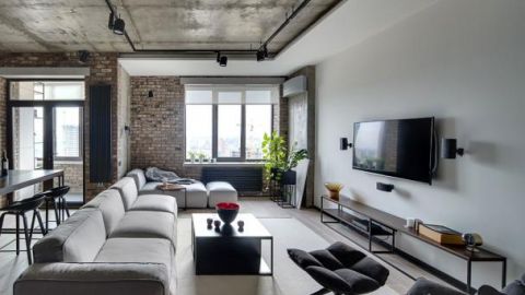 Soft loft z OknoPlusem - jak się urządzić w stylu industrialnym w niewielkim mieszkaniu w blokach