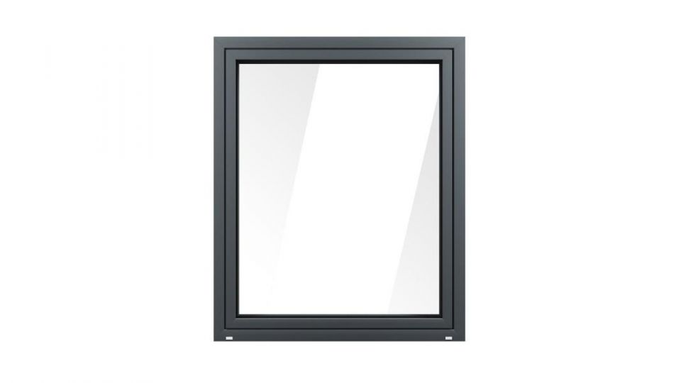 Okno aluminiowe Reveal OknoPlus - widok od zewnątrz