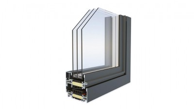 Plastixal Decalu 88 New Steel okno aluminiowe