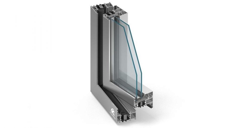 Plastixal MB-70 okno aluminiowe - profil Aluprof