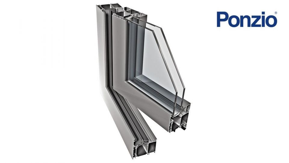Ponzio PE68 okno aluminiowe