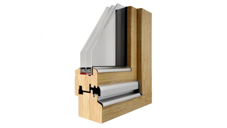 Pozbud Premium 92 okno drewniane