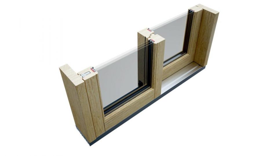 Pozbud System HS drewniane drzwi przesuwne tarasowe