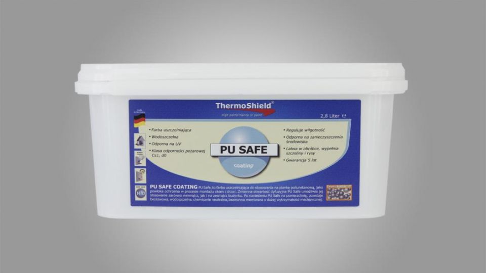 ThermoShield PU SAFE farba uszczelniająca do montażu okien