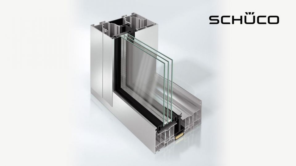 Schüco ASS 77 PD.HI aluminiowe drzwi przesuwne panoramiczne