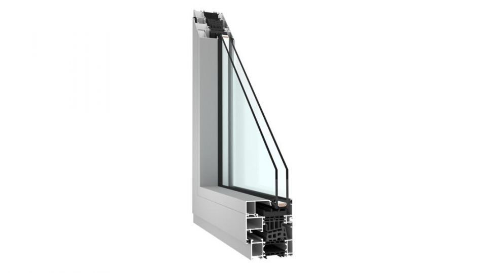 Okno aluminiowe Sonarol MB-86 - profil Aluprof