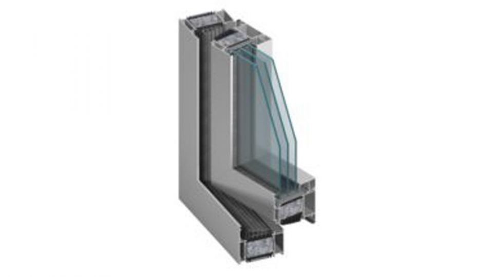 Thermofasada System MB-104SI Passive okno aluminiowe