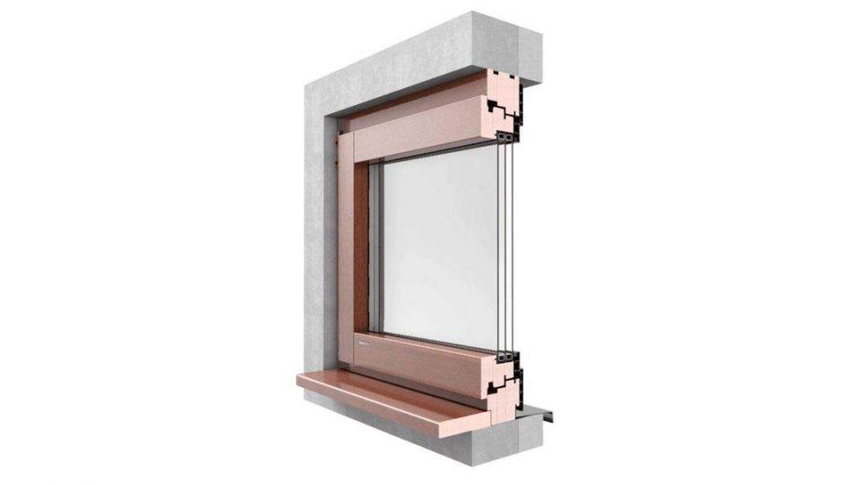 Okno drewniano-aluminiowe Urzędowski Galux Alu Modern