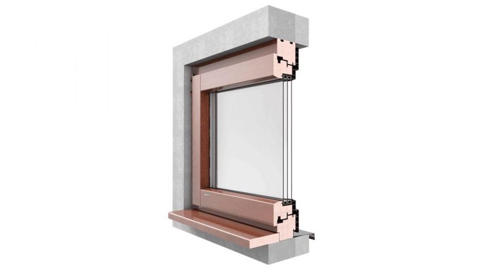 Okno drewniano-aluminiowe Urzędowski Galux Alu Classic