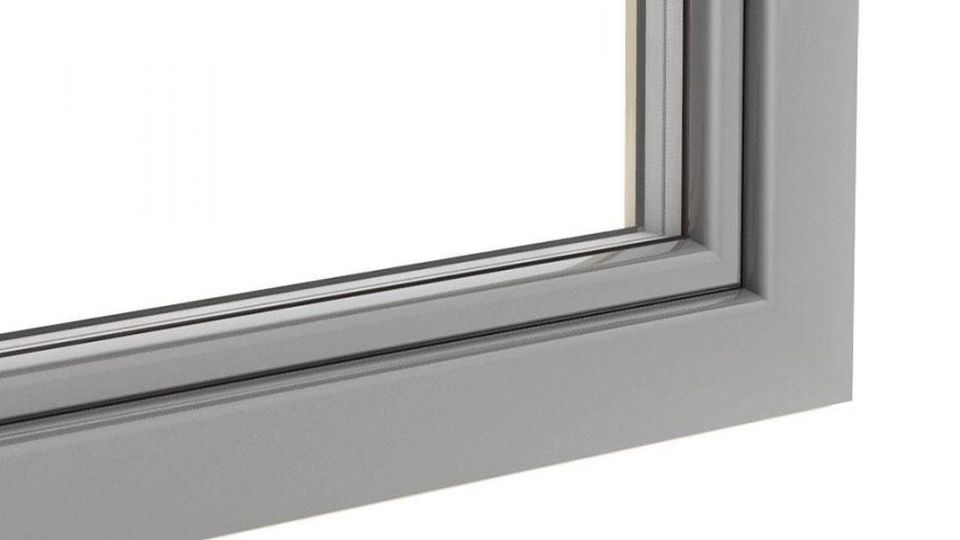 Osłona nakładka aluminiowa Softline na okna drewniane Urzędowski