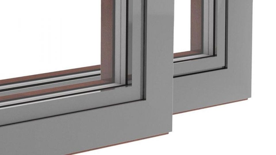 Osłona nakładka aluminiowa Quadrat i Quadrat FB na okna drewniane Urzędowski
