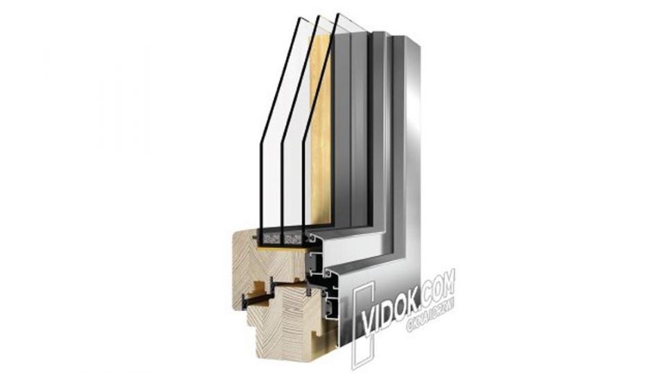 Vidok VDA-94 okno drewniano-aluminiowe