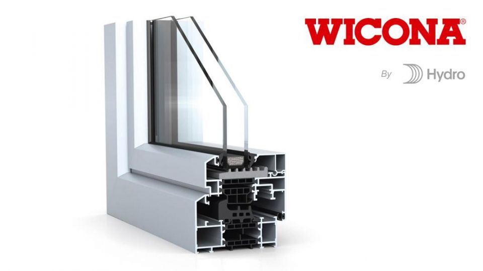 Wicona WICLINE 75 evo system profili okna aluminiowe