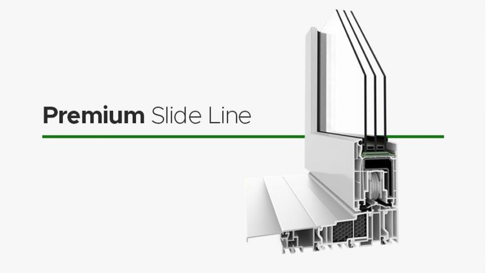 Wikęd Premium Slide Line tarasowe drzwi przesuwne HST z PCV