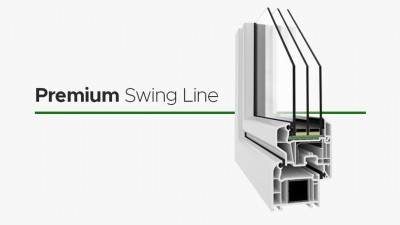 Wikęd Premium Swing Line okno PCV