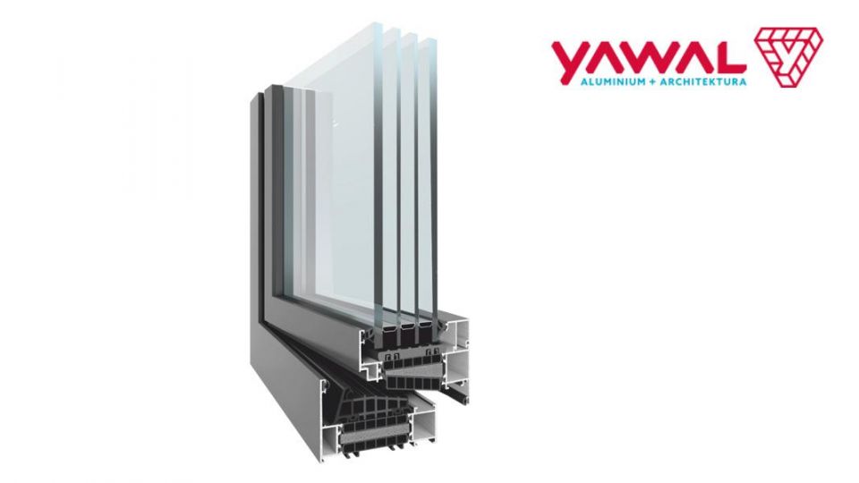 YAWAL TM 102HI system profili okna aluminiowe