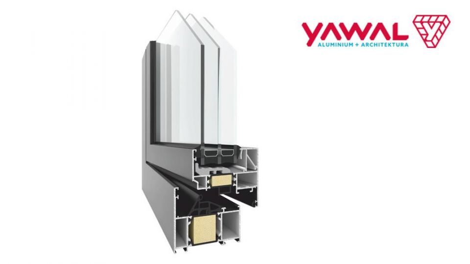 YAWAL TM 74HI system profili okna aluminiowe